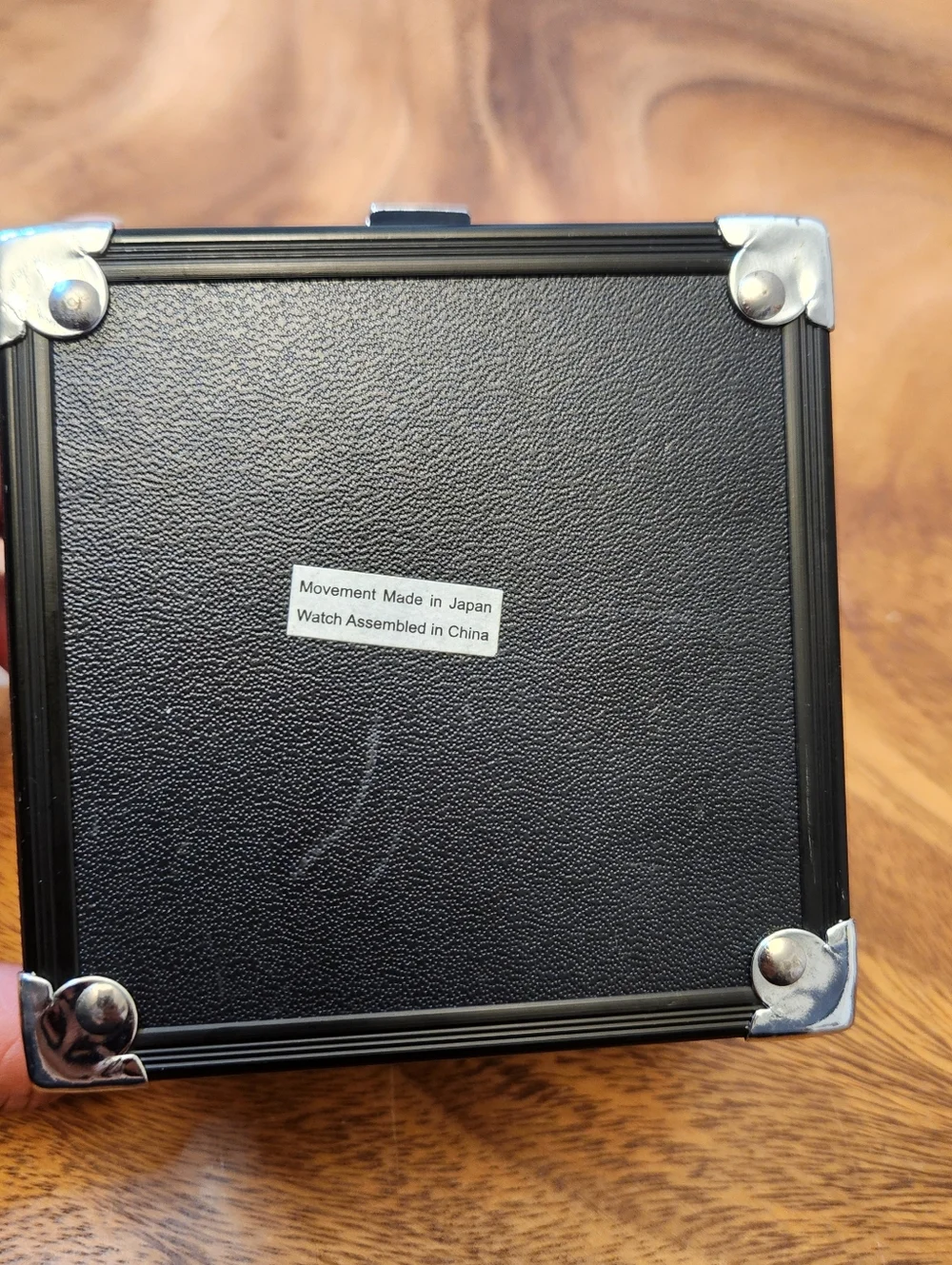 FLUD Turntable Square Wristwatch in Red & Black (RARE FIND)